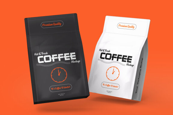 Coffee Bag Mockup