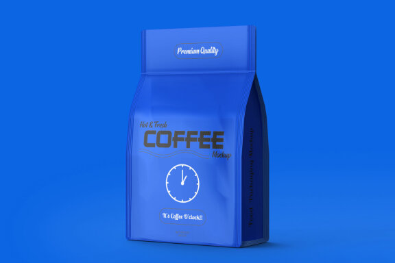 Food Packaging Pouch Mockup