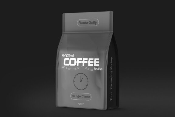 Food Packaging Pouch Mockup