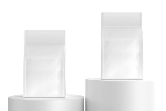 Paper Coffee Bag PSD Mockup