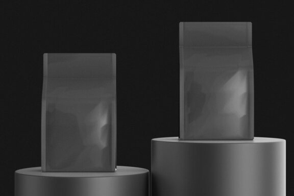 Paper Coffee Bag PSD Mockup