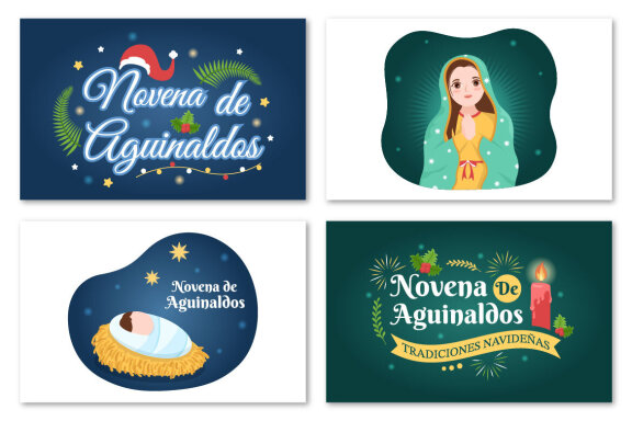 10 Novena De Aguinaldos Holiday Illustration