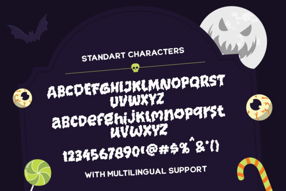 Moon Raze - Spooky Font