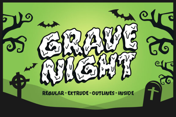 Moon Raze - Spooky Font