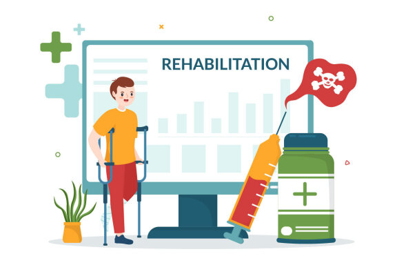 10 Rehabilitation or Physiotherapy Illustration