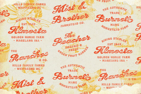 Letterpress Font Bundle Vol 1.0