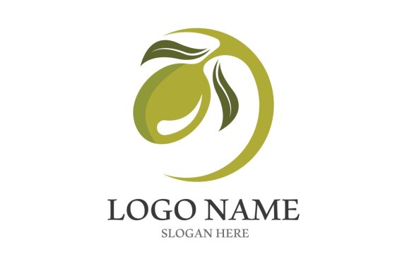 Extra virgin olive oil logo design vector illustration