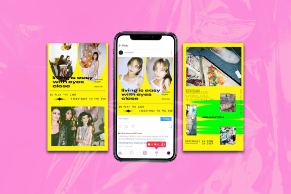 Latemdrn Instagram Template | PSD