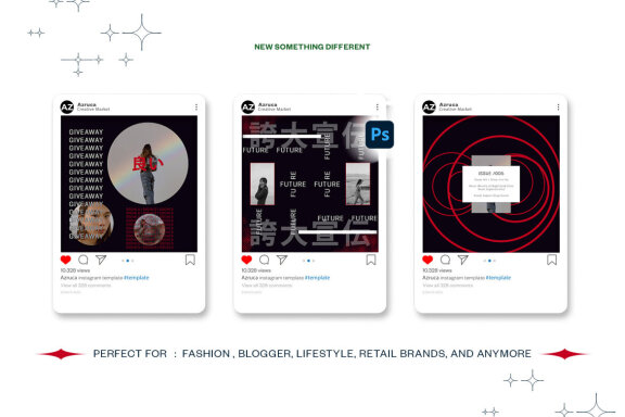 Jpn Strtwear Instagram Template | PSD