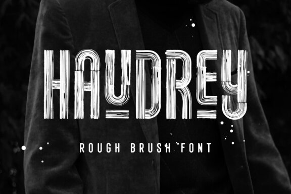 Haudrey - Hand-painted Font