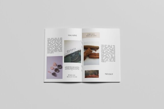 A4 Magazine - 6 Mockups