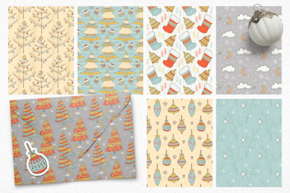 Festive Christmas Trees Collection