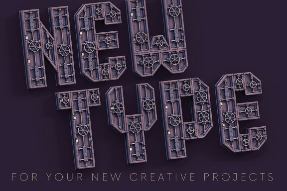 Vintage Safe - 3D Lettering