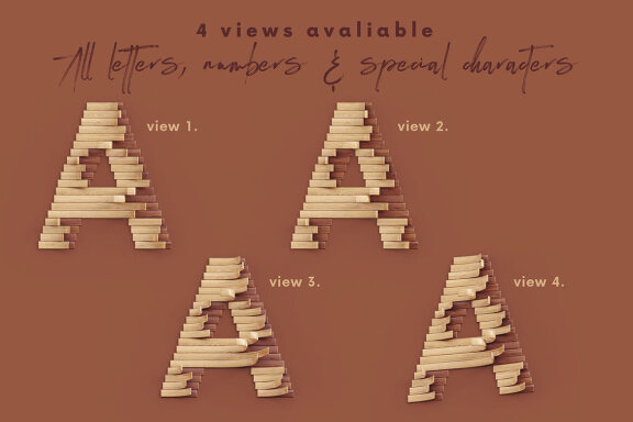 Wooden Art - 3D Lettering