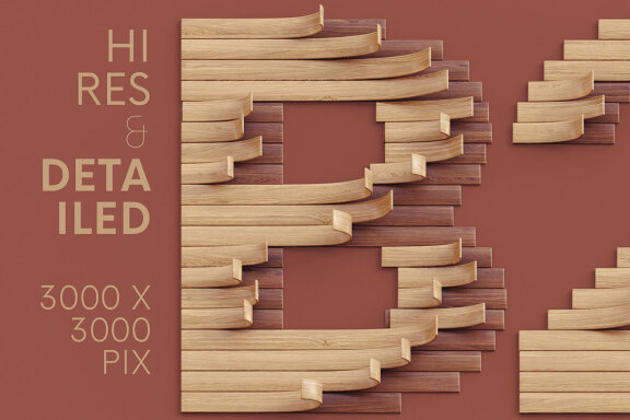 Wooden Art - 3D Lettering
