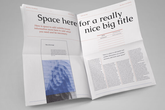 News Tabloid Indesign Template