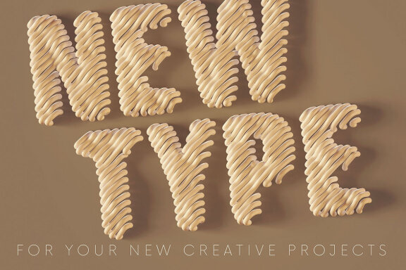 White Lines - 3D Lettering