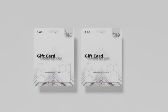 Gift Card - 6 Mockups