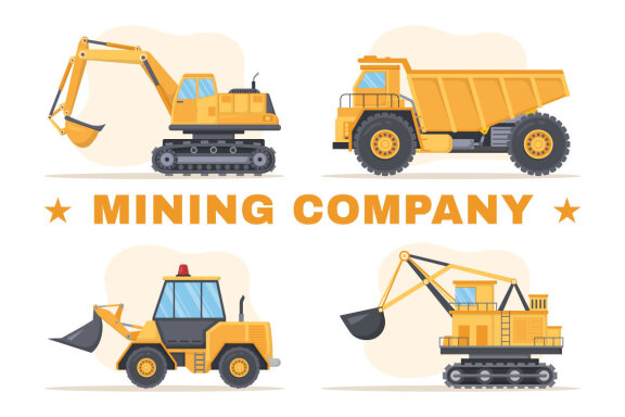 10 Mining Coal Mine Company Illustration