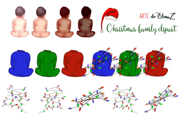 Family Portrait Christmas Sitting Family Custom