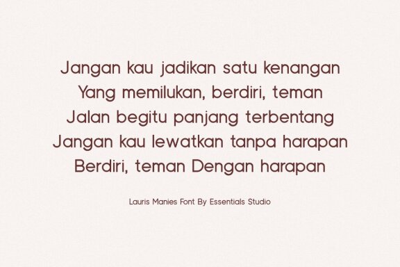 Lauris and Amaline Font Duo