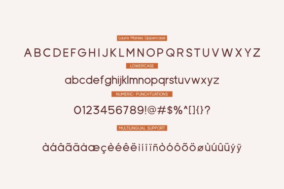 Lauris and Amaline Font Duo