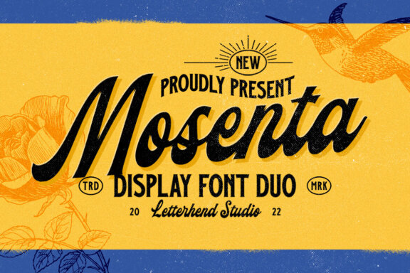 Mosenta - Display Font Duo