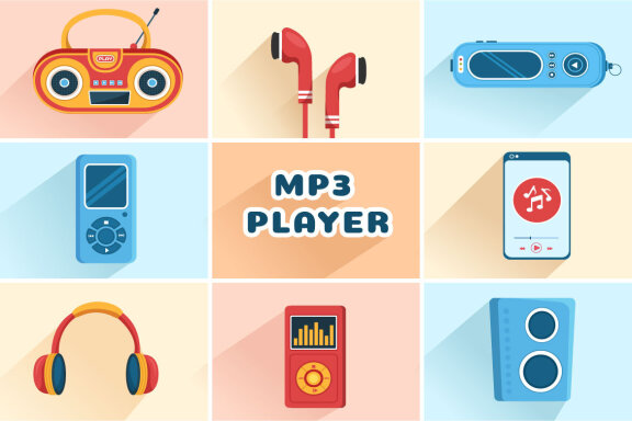 15 MP3 Player Illustration