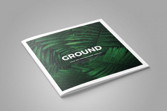 Square Magazine Template