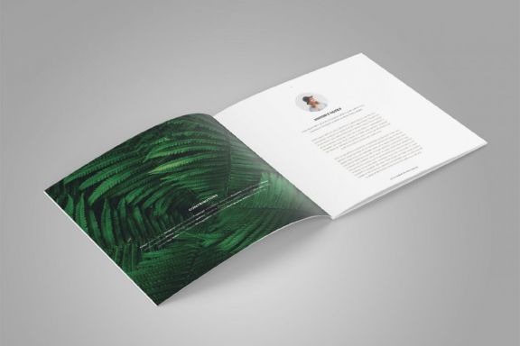 Square Magazine Template