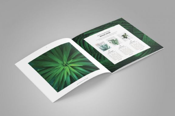 Square Magazine Template