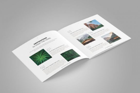 Square Magazine Template