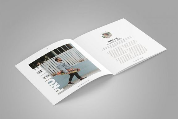 Square Magazine Template