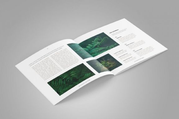 Square Magazine Template