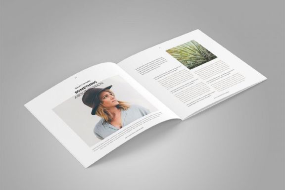 Square Magazine Template