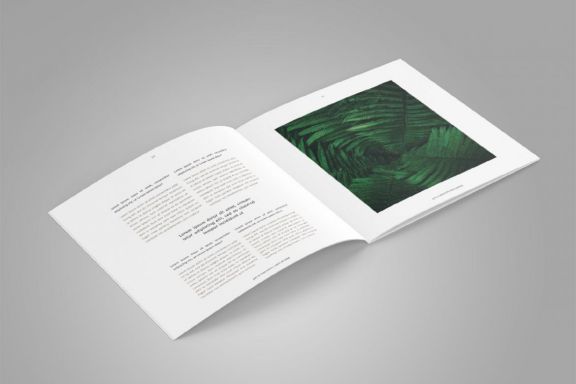 Square Magazine Template