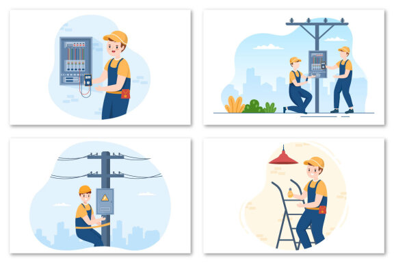 10 Lighting and Electricity Energy Maintenance Illustration