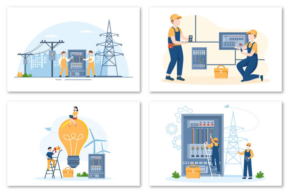 10 Lighting and Electricity Energy Maintenance Illustration