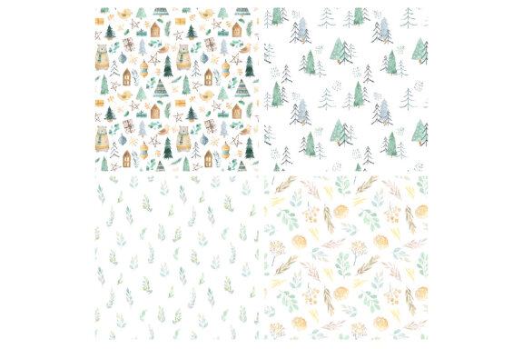 Watercolor Scandinavian Paper Pack