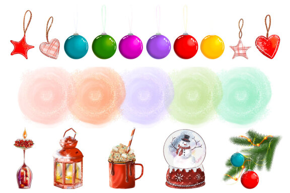 Bundle Christmas Hands, Christmas Gift, Christmas Postcard