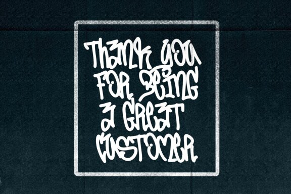 Jumping Squid - Monoline Graffiti Font