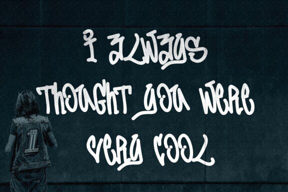 Jumping Squid - Monoline Graffiti Font