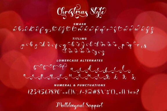 Christmas Style Script