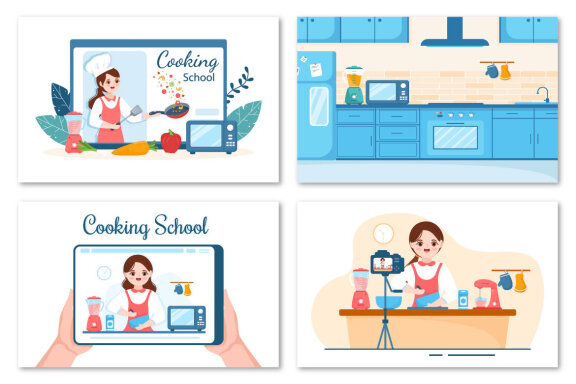 11 Cooking School Illustration