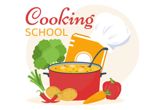 11 Cooking School Illustration