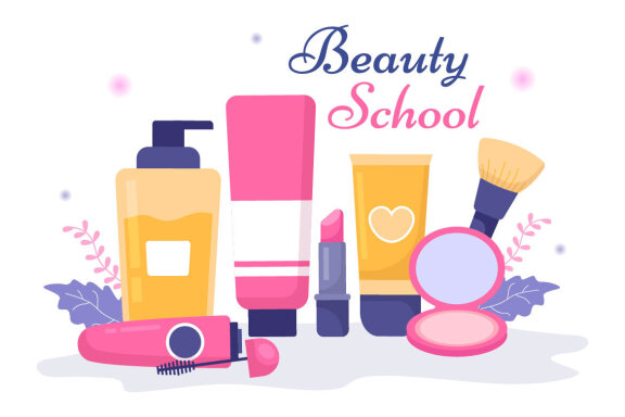 11 Beauty and Make up School Illustration