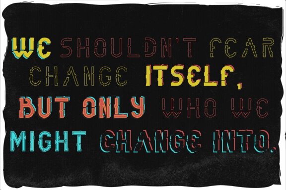 Hologram font