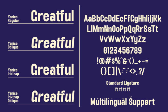 Yanice - Display Semi Condensed