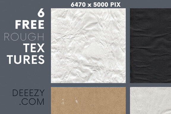 6 Free Rough Paper Textures