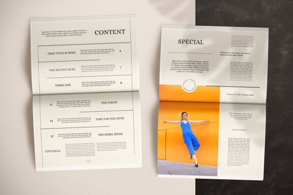 MagaSide Indesign Template